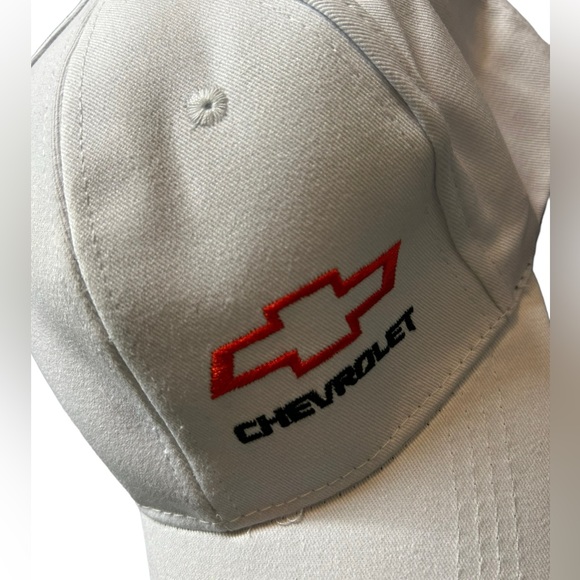 CHEVROLET dealership white logo adjustable hat NWT - Picture 2 of 7